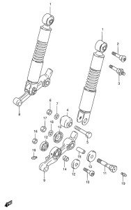 FB100 Передние аммортизаторы