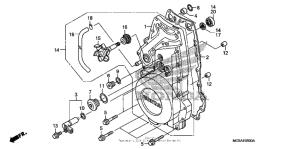 ST1300 Передняя крышка картера