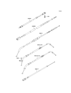 VN800 Тросы управления