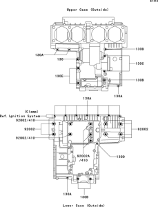 ZG1200 Болты крепления картера
