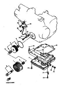 FZR400 FZR400U Маслоочиститель