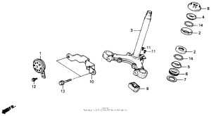 CB125T Траверса нижняя