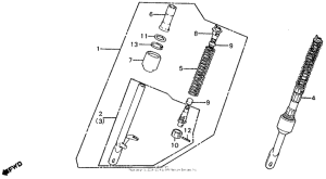 Z50R Передние аммортизаторы