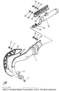 PW80B Выхлопная система