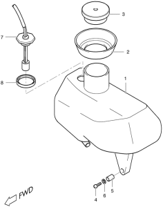 UF50 Бак масляный