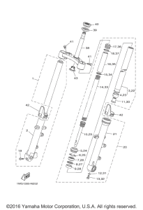 FZ07 Передняя вилка