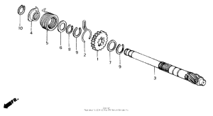 ZB50 Кик стартер