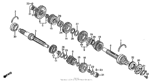 CB650 Трансмиссия