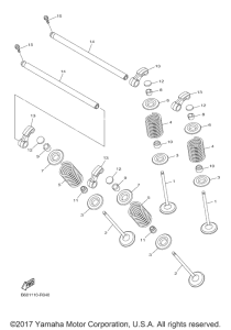 YZF-R1S Клапана