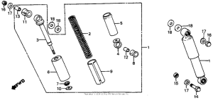 C70 Rear shock absorber 82
