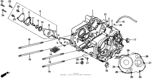 Z50R Картер двигателя