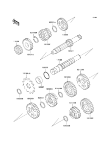 KX65 Трансмиссия
