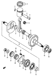 TV50 Вал коленчатый