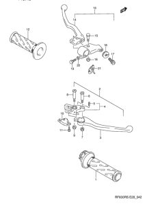 RF600 Рулевой рычаг