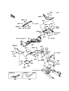 EX300 Боковые обтекатели