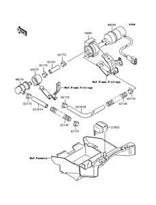 ZX900 Топливный насос