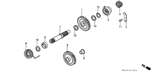 CR500R Кик стартер