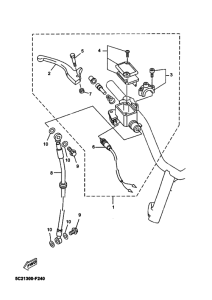 YN50 Передний тормозной цилиндр