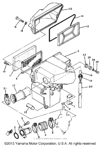 SR185H Впускная система