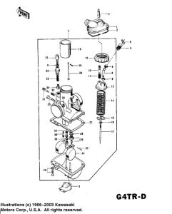 KV100 Carburetor assy