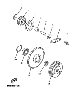 YP125D Стартер