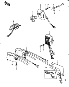 KZ1000 Зажигание