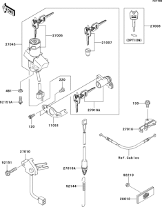 ZX1200 Ignition switch(b3h / b4h)(ge)