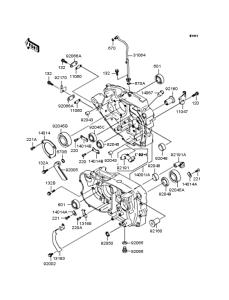 BJ250 Картер двигателя