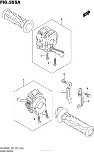 GSX-R600 Рулевые переключатели