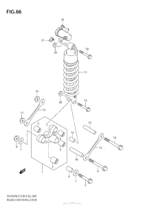 DL650 (ABS) Rear Cushion Lever (E33)