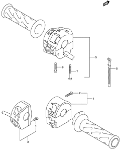 DL1000 Рулевой переключатель
