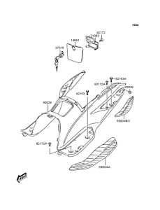 SC150 リヤレグシールド