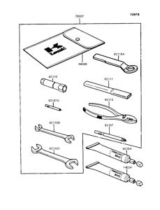 ZX400 Owner's tools