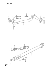 DR650 Подножки
