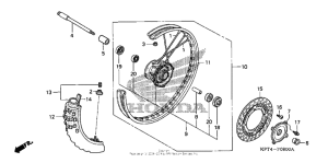  Переднее колесо