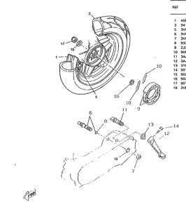 CW50RS Переднее колесо