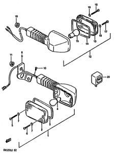 DR125 Поворотники