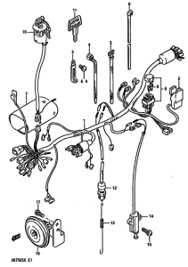 DR750 Жгут проводов