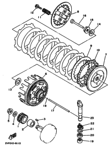 YZ80 YZ80D Бендикс