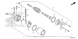 CB1000R Стартер