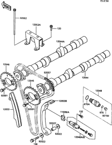 ZG1000 Распредвал