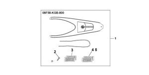 VT125 Leather tank belt