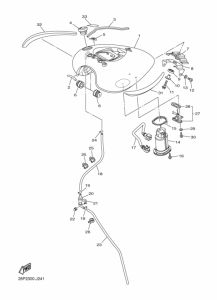 XVS950A Топливный бак