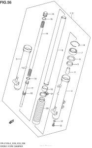  Front Fork Damper (Dr-Z125Ll4 E28)