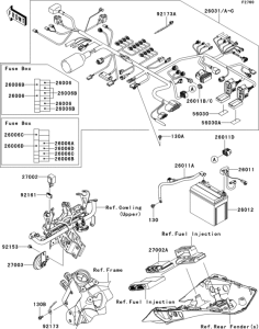 ZX1000 Электрика