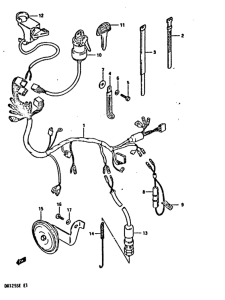 DR125 Жгут проводов
