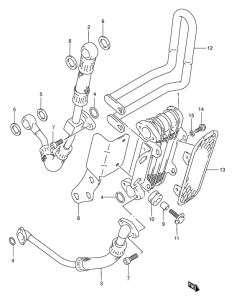 DR350 Масляный радиатор