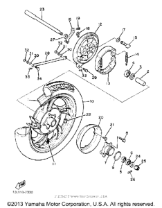 XJ750MK Переднее колесо