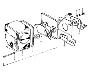 GT250 Задний комбинированный сигнал