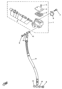 YA50S Bomba de freno delantera